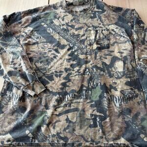 Vintage jerzees camouflage long sleeve